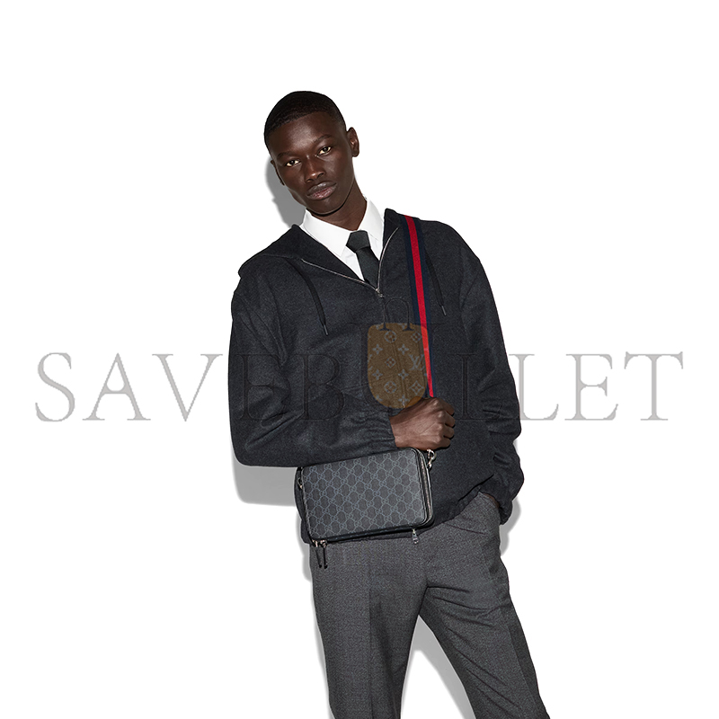 G*u*i gg black small shoulder bag ‎792456 (22.5*14*7.5cm)